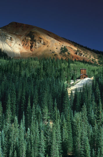 Abandoned silver mine, Southwest Colorado 1987