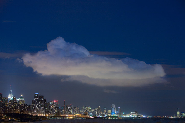 The City and Harbor on a Summer Night