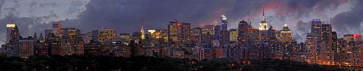 Manhattan Sunset After an Evening Storm 2007