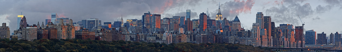 Manhattan Dusk Panorama 2007