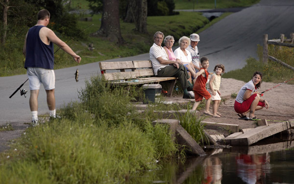 Dad's Fish, Gabriel Lake, Smallwood, NY 2004