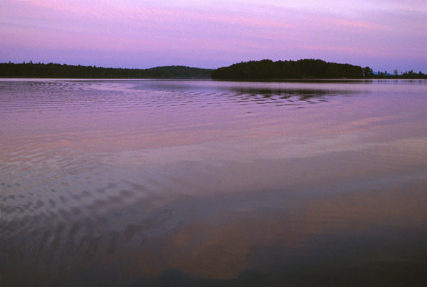 Halfmoon Island and Canadian border,  Grand Lake, Maine  1987